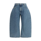 The Attico Blue Cotton Jeans Denim - Zeiniez