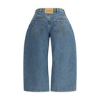 The Attico Blue Cotton Jeans Denim - Zeiniez