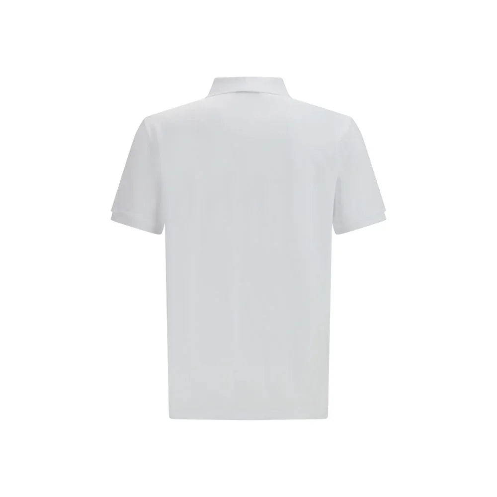 Moschino White Cotton Polo Shirt - Zeiniez