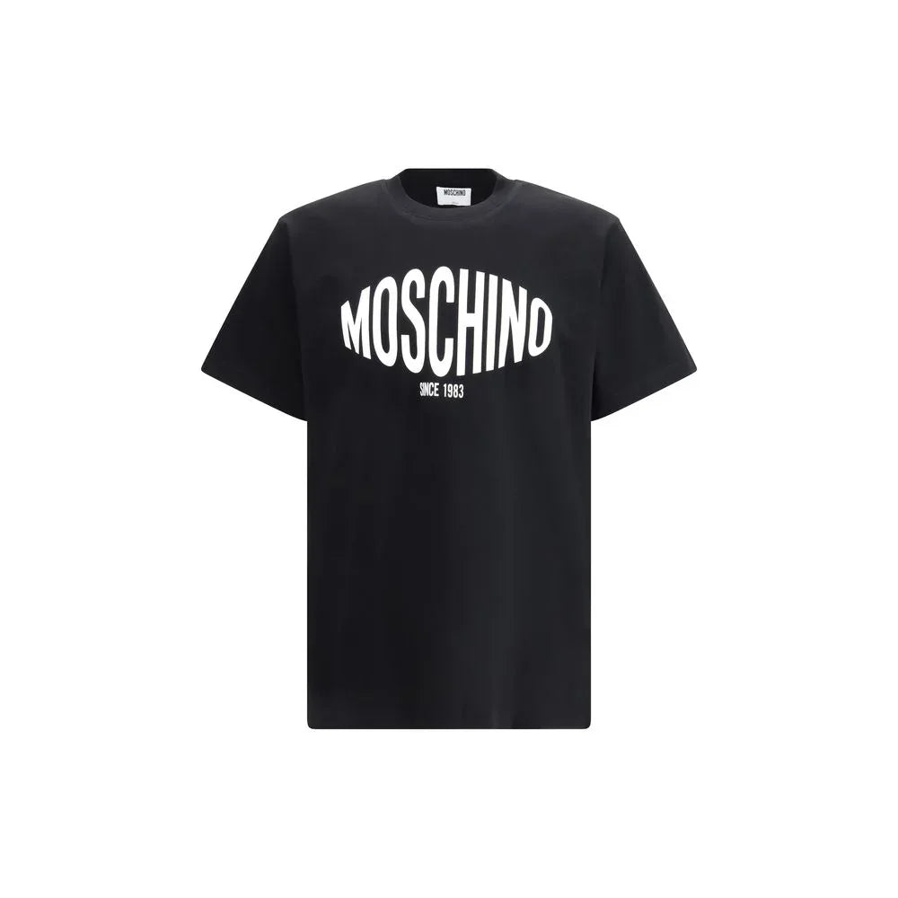 Moschino Black Cotton T-Shirt - Zeiniez