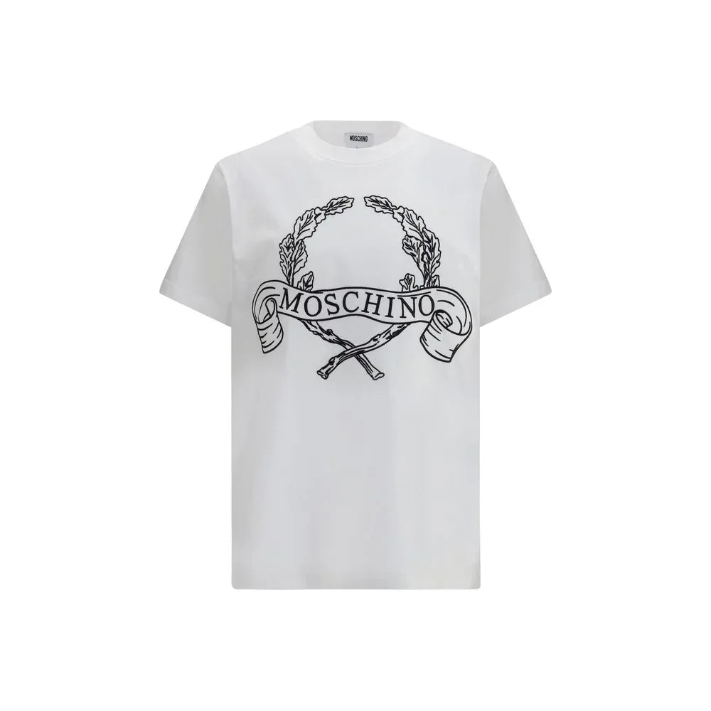 Moschino White Cotton T-Shirt - Zeiniez