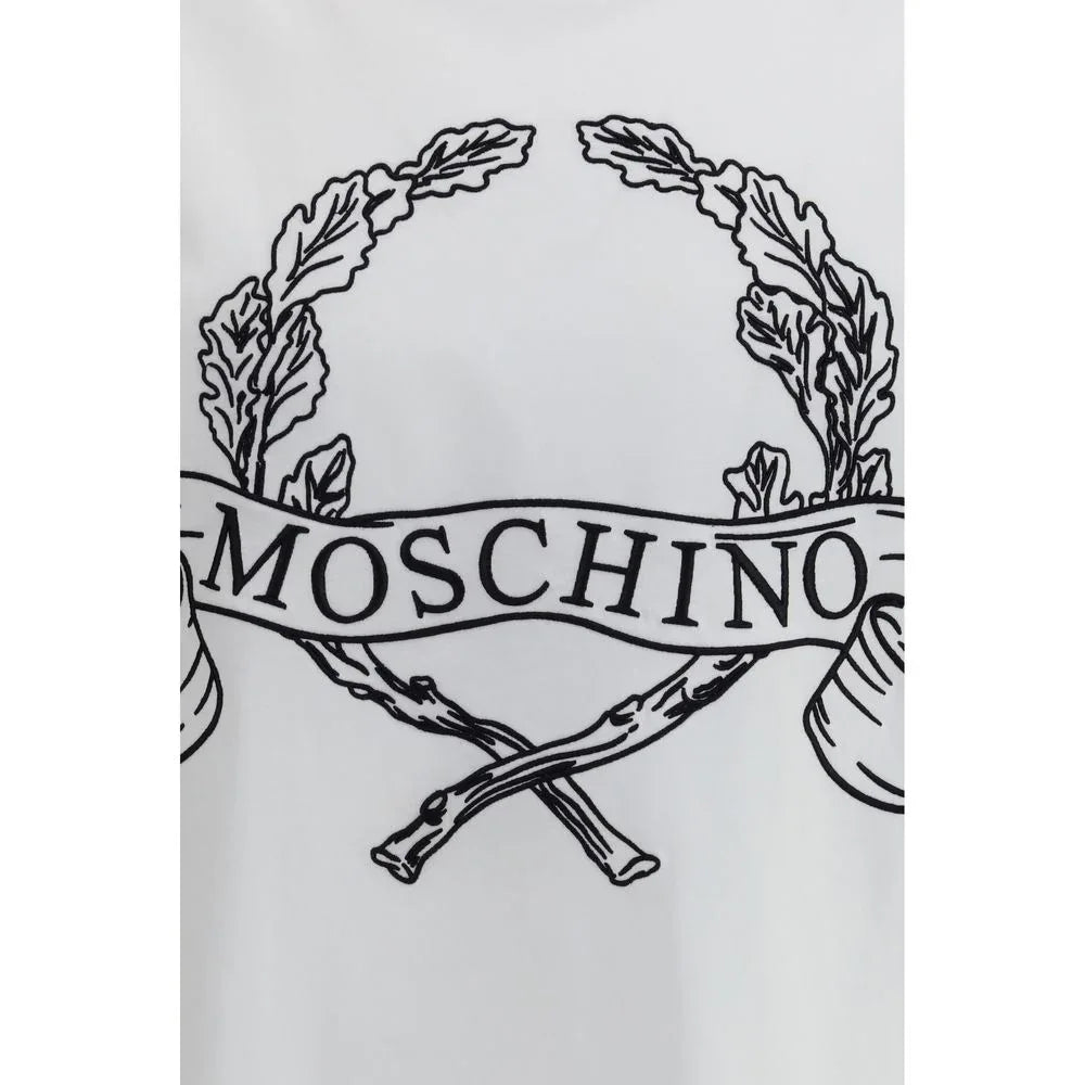 Moschino White Cotton T-Shirt - Zeiniez