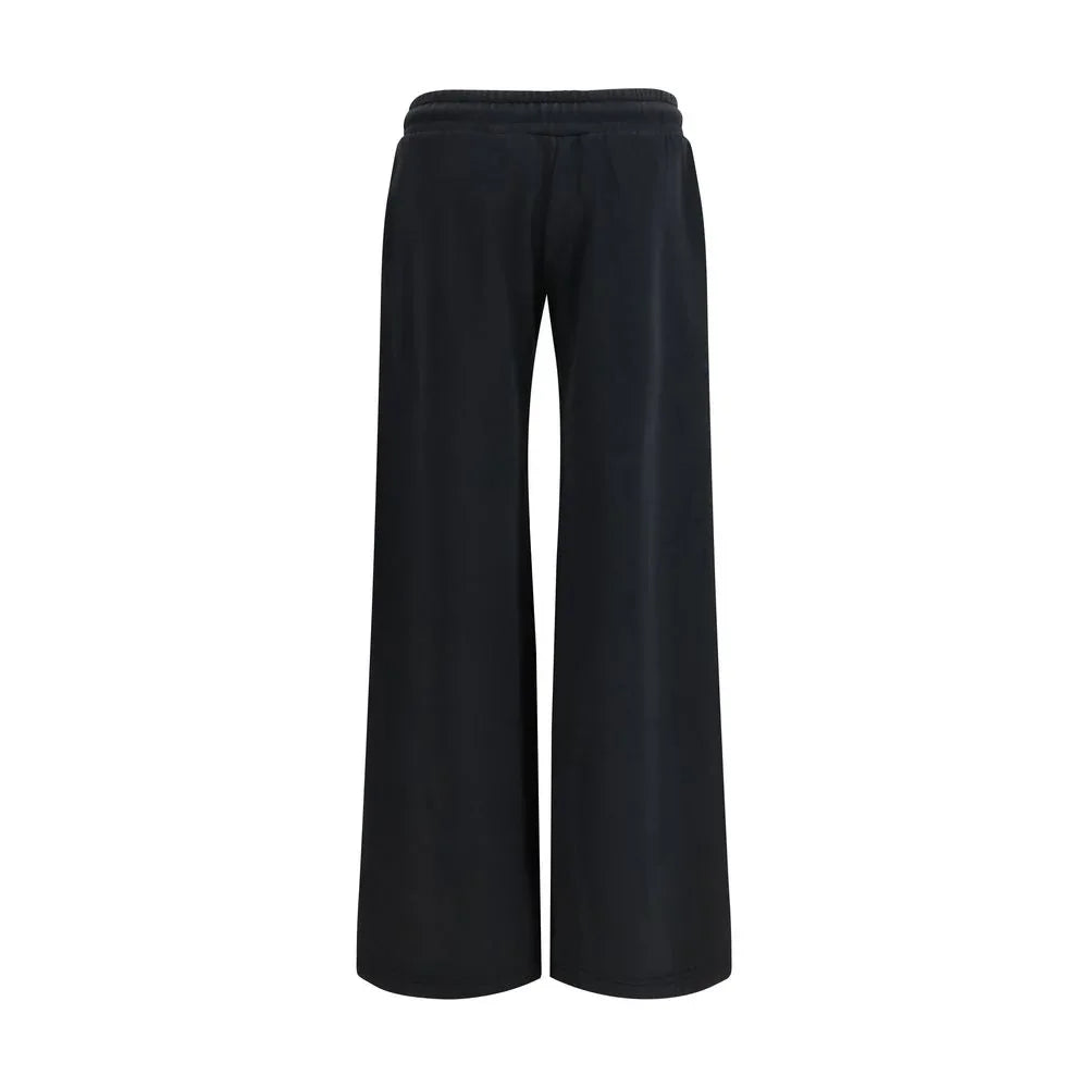 Off-White Black Cotton Casual Pants - Zeiniez