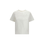 Burberry White Cotton Sportswear