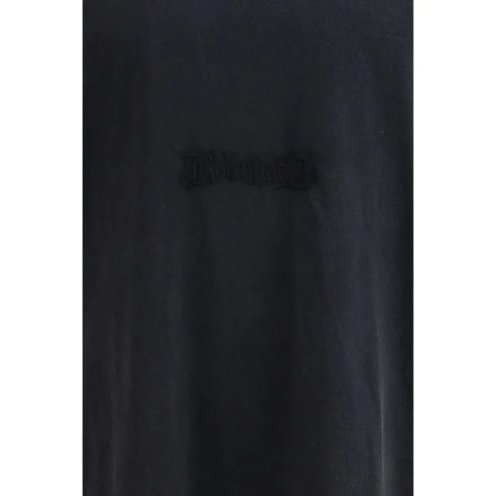 Balenciaga Black Cotton T-Shirt - Zeiniez