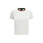 Gucci White Cotton T-Shirt