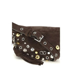 Valentino Garavani Brown Calf Leather Bos Taurus Shoulder Bag - Zeiniez