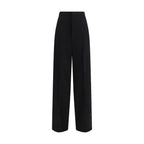 Balenciaga Black Cotton Dress Pants - Zeiniez