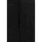 Balenciaga Black Cotton Dress Pants - Zeiniez