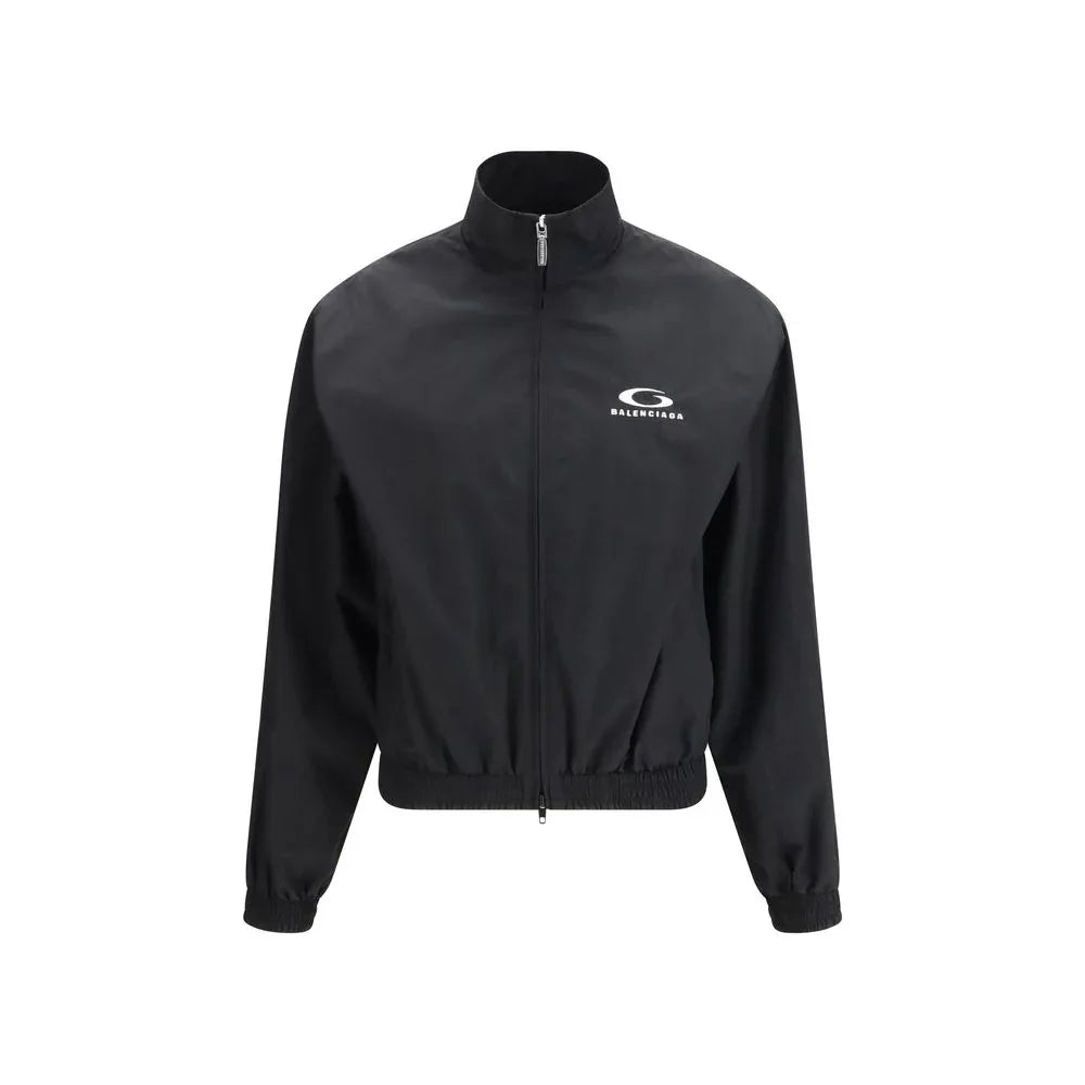 Balenciaga Black Cotton Shell Jacket - Zeiniez
