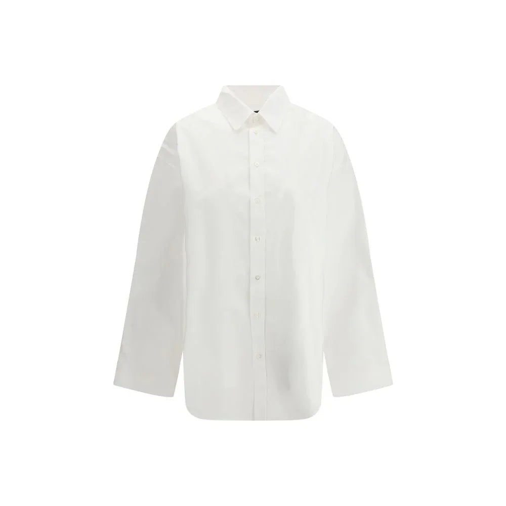 Balenciaga White Cotton Dress Shirt - Zeiniez