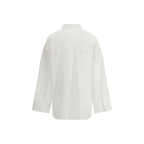 Balenciaga White Cotton Dress Shirt - Zeiniez