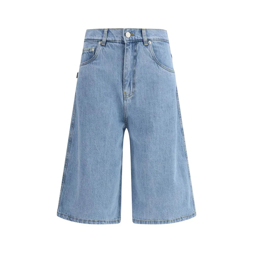 Coperni Blue Cotton Bermuda Shorts - Zeiniez