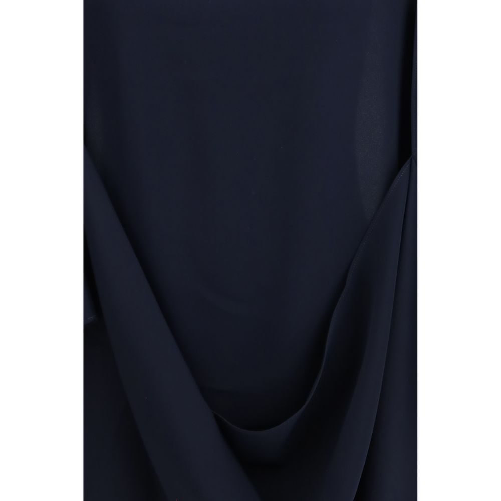 P.A.R.O.S.H. Blue Polyester Sweatshirt