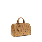 MCM Brown Fabric Handbag