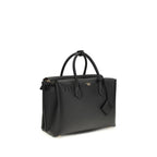 MCM Black Calf Leather Bos Taurus Handbag