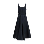 P.A.R.O.S.H. Blue Polyester Casual Dress - Zeiniez