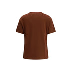 Brunello Cucinelli Brown Cotton T-Shirt - Zeiniez