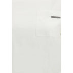 Brunello Cucinelli White Cotton T-Shirt - Zeiniez