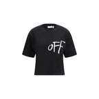 Off-White Black Cotton T-Shirt - Zeiniez