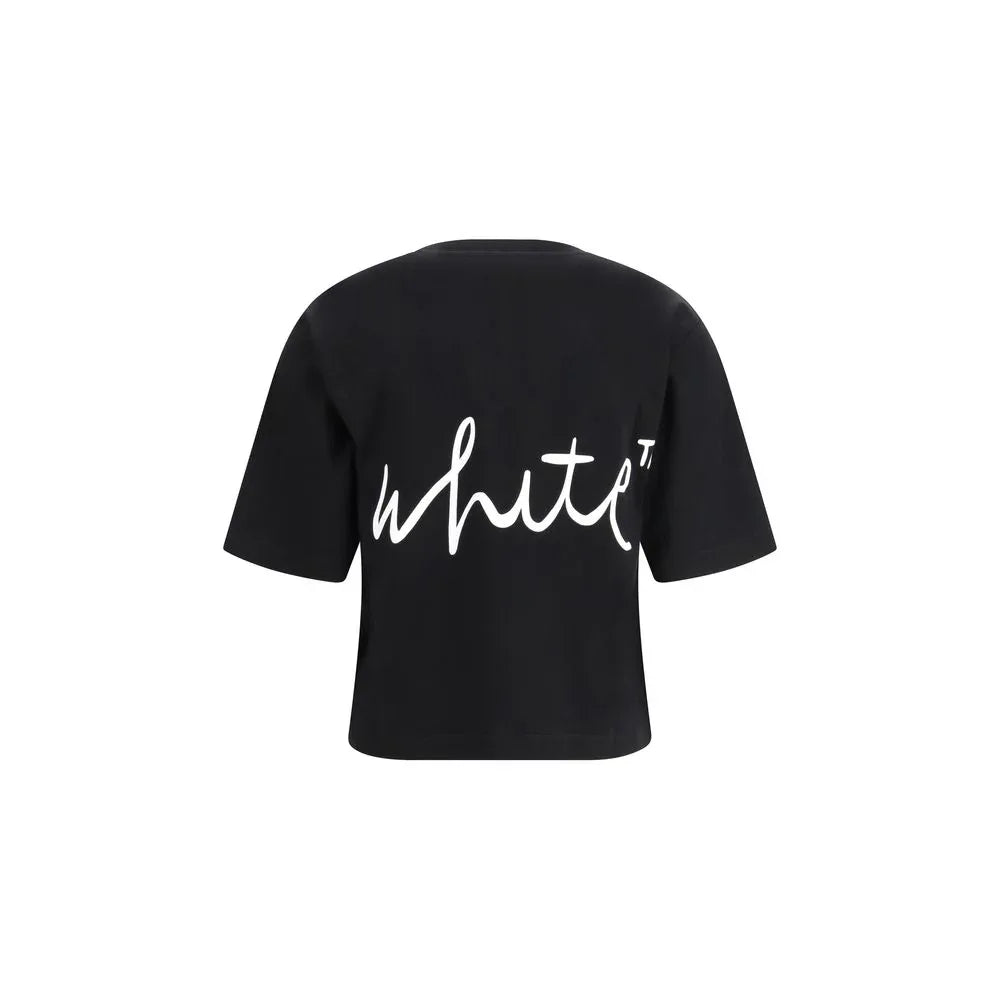 Off-White Black Cotton T-Shirt - Zeiniez