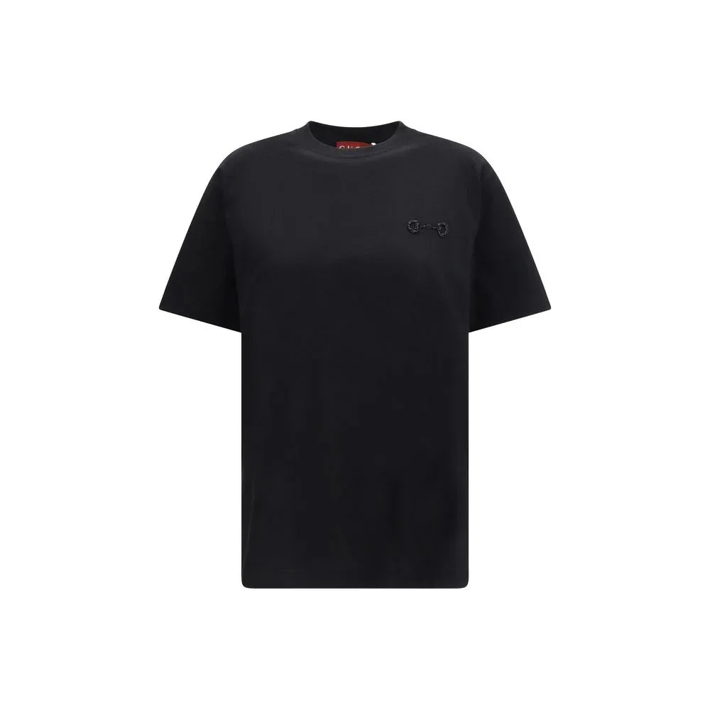 Gucci Black Cotton T-Shirt - Zeiniez