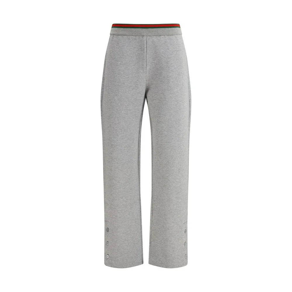 Gucci Gray Cotton Casual Pants - Zeiniez