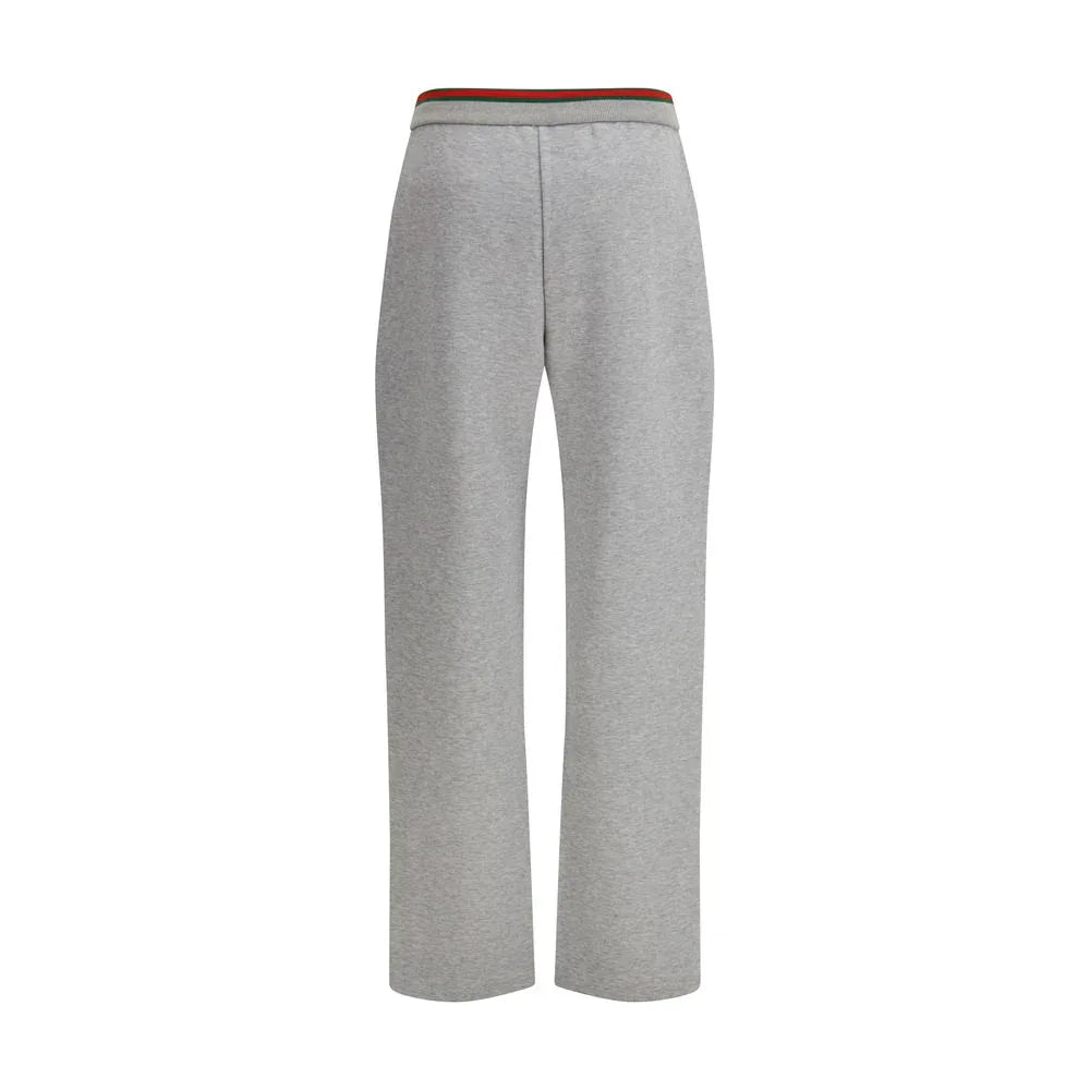 Gucci Gray Cotton Casual Pants - Zeiniez