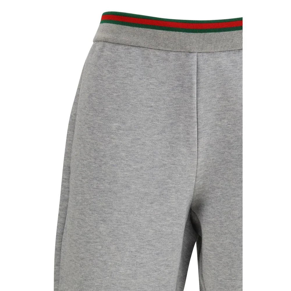 Gucci Gray Cotton Casual Pants - Zeiniez