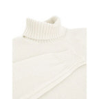 Gran Sasso White Wool Turtleneck - Zeiniez