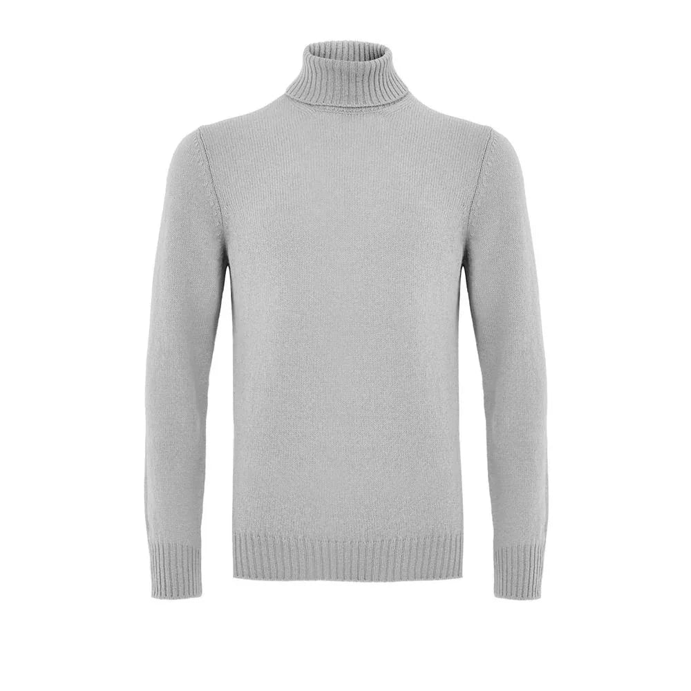 Gran Sasso Gray Wool Turtleneck - Zeiniez