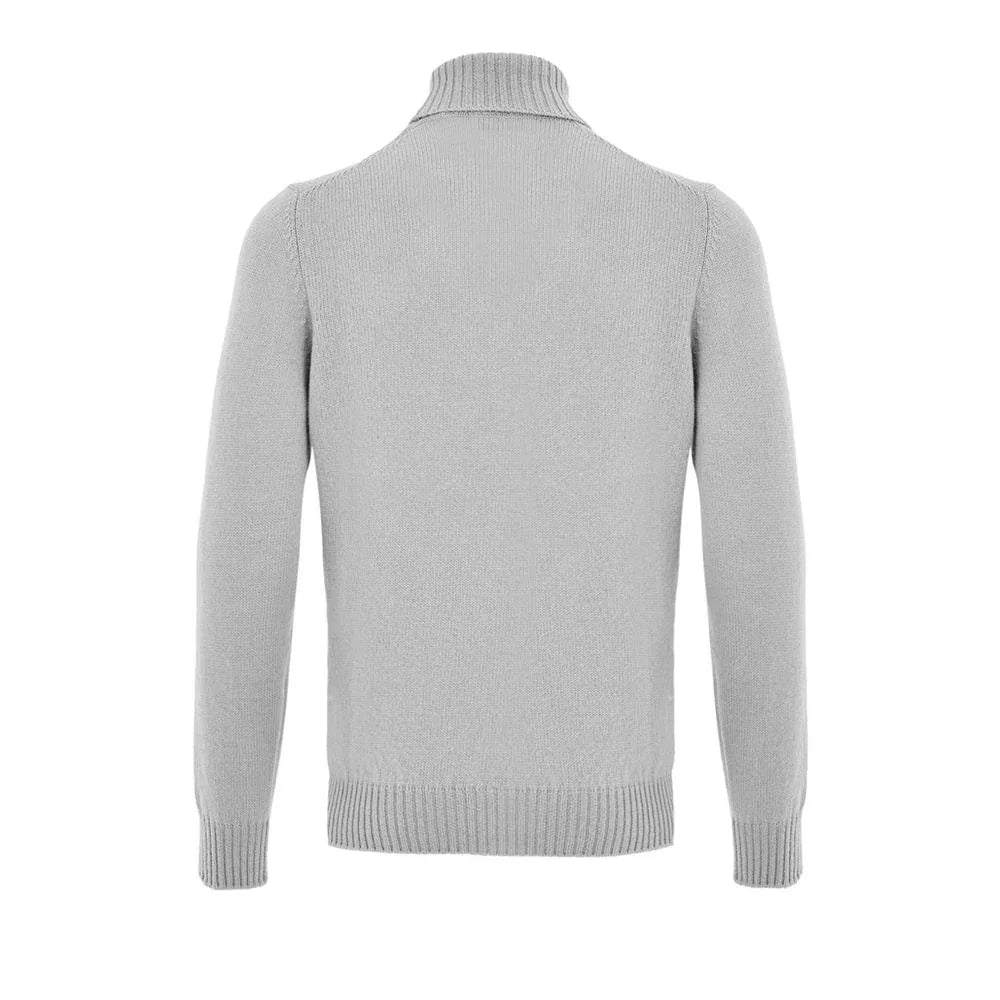 Gran Sasso Gray Wool Turtleneck - Zeiniez