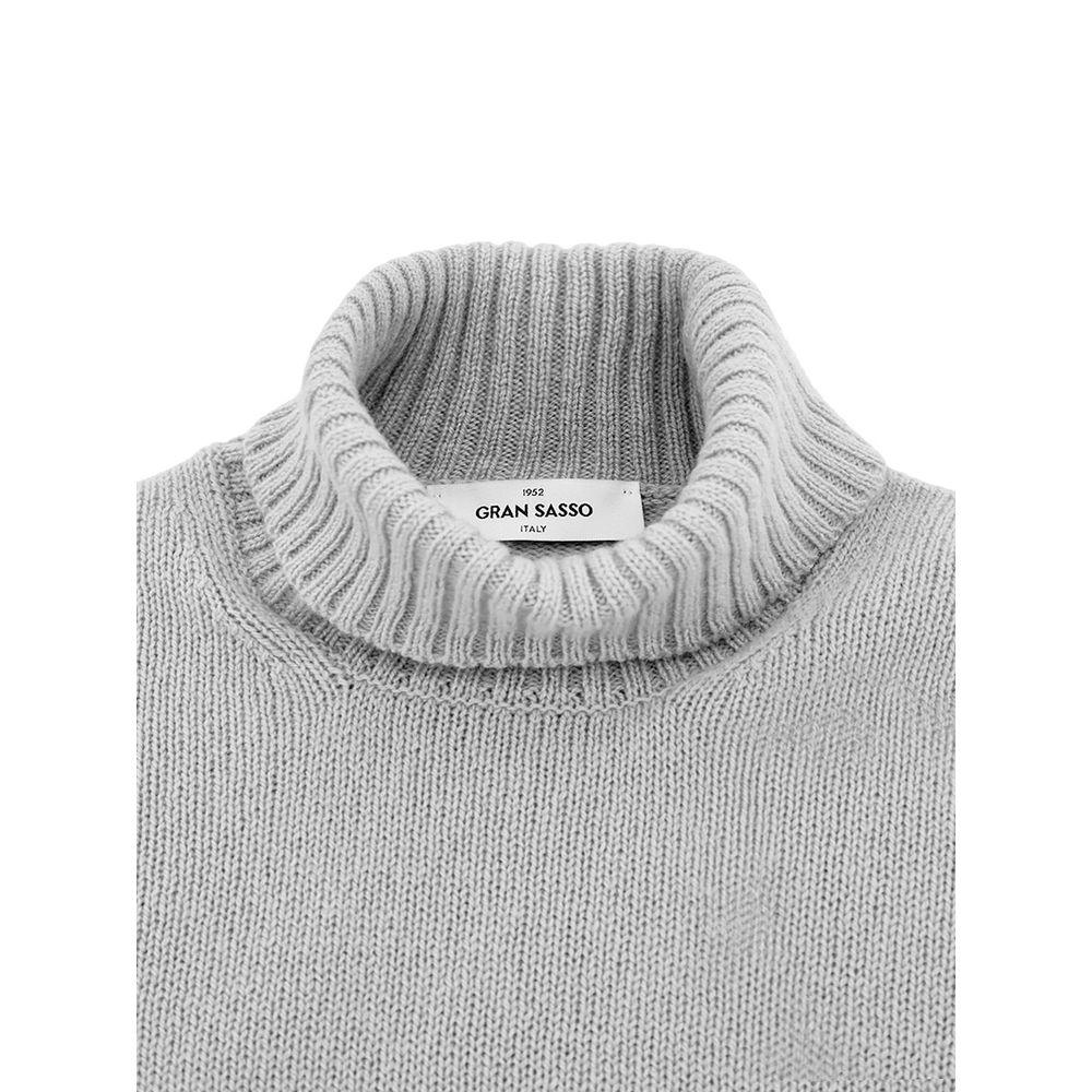 Gran Sasso Gray Wool Turtleneck - Zeiniez