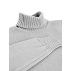 Gran Sasso Gray Wool Turtleneck - Zeiniez