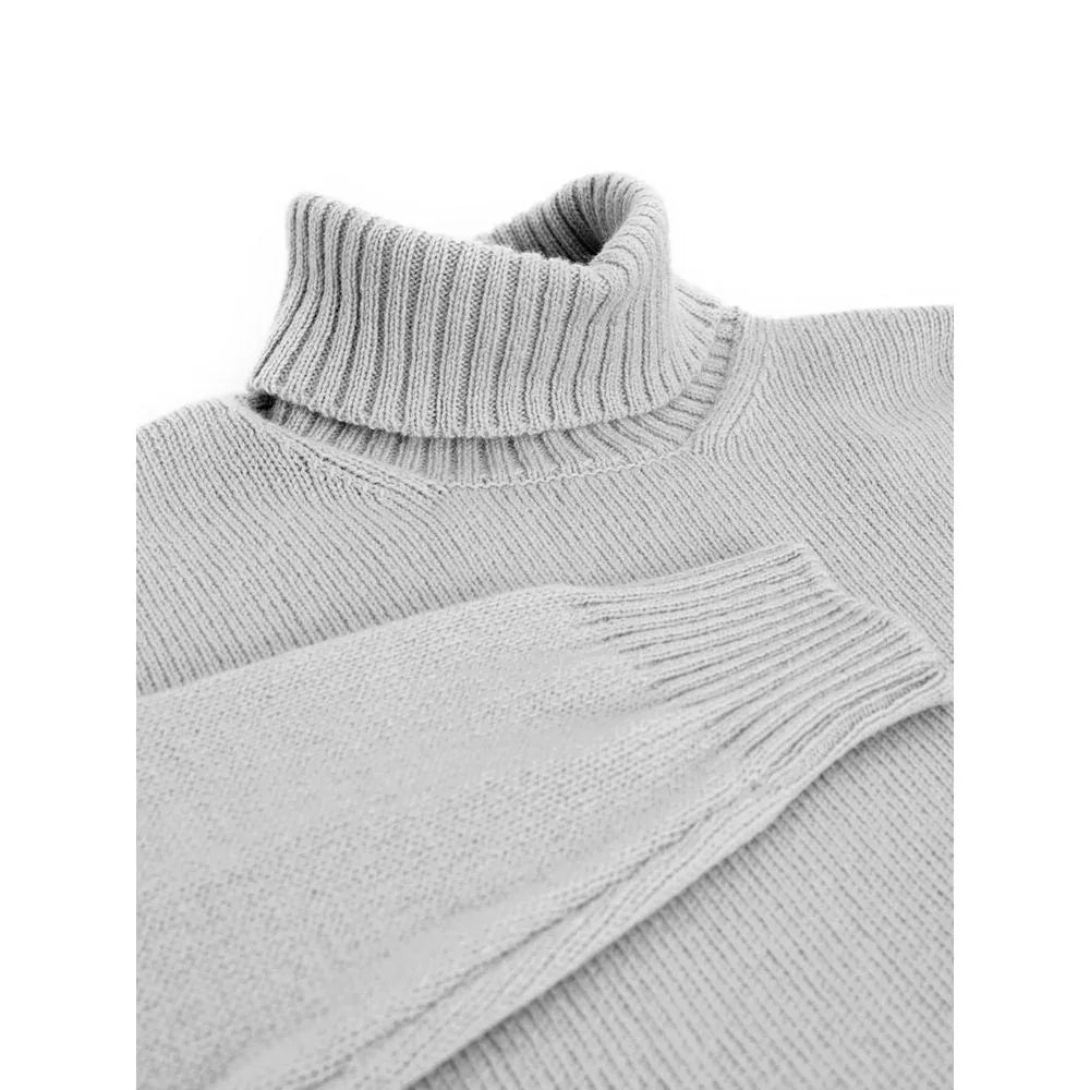 Gran Sasso Gray Wool Turtleneck - Zeiniez