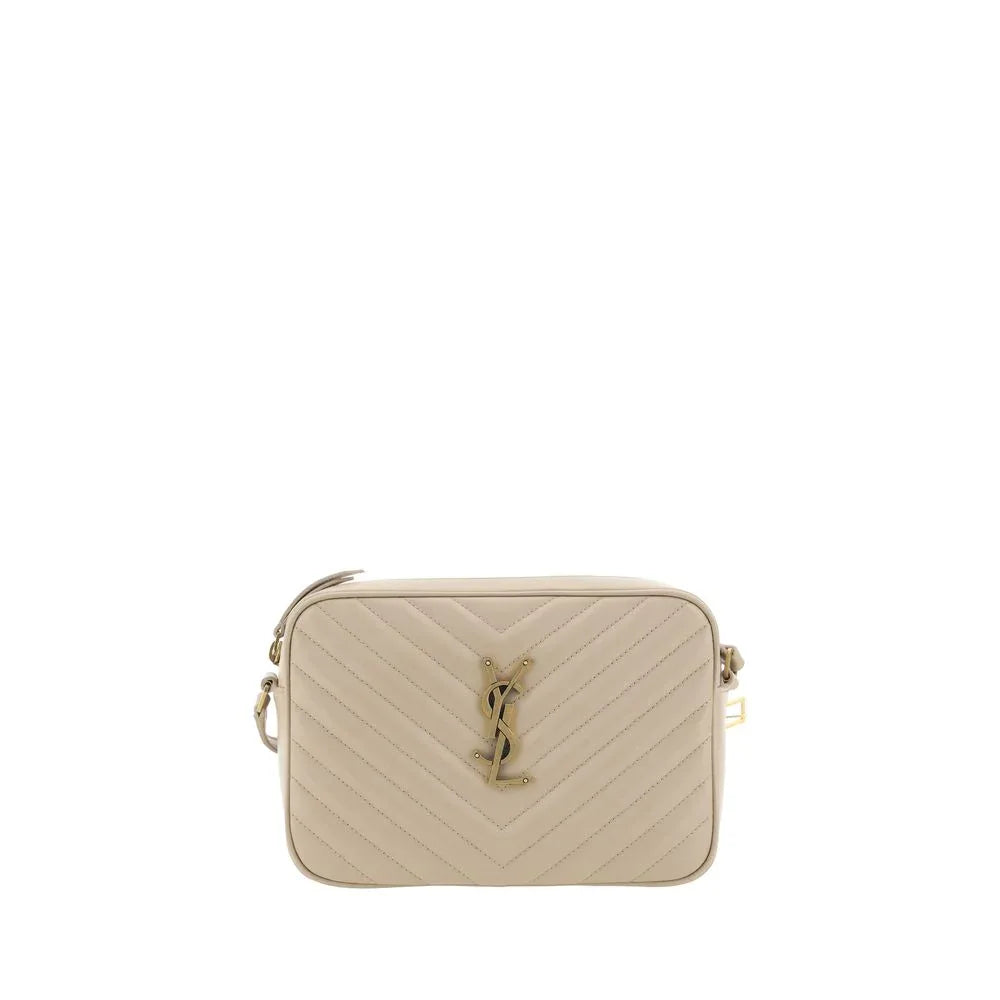 Saint Laurent Beige Calf Leather Bos Taurus Shoulder Bag - Zeiniez