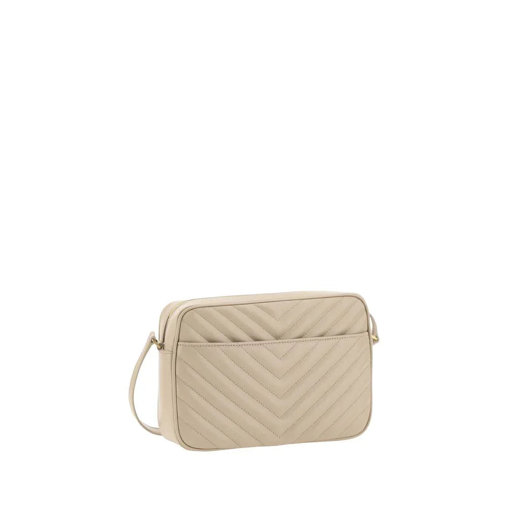 Saint Laurent Beige Calf Leather Bos Taurus Shoulder Bag - Zeiniez