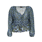 Desigual Blue Polyester Women Blouse - Zeiniez