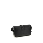 PINKO Black Calf Leather Bos Taurus Shoulder Bag - Zeiniez