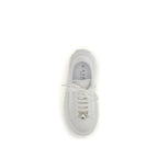 Casadei White Calf Leather Bos Taurus Platform Sneakers - Zeiniez