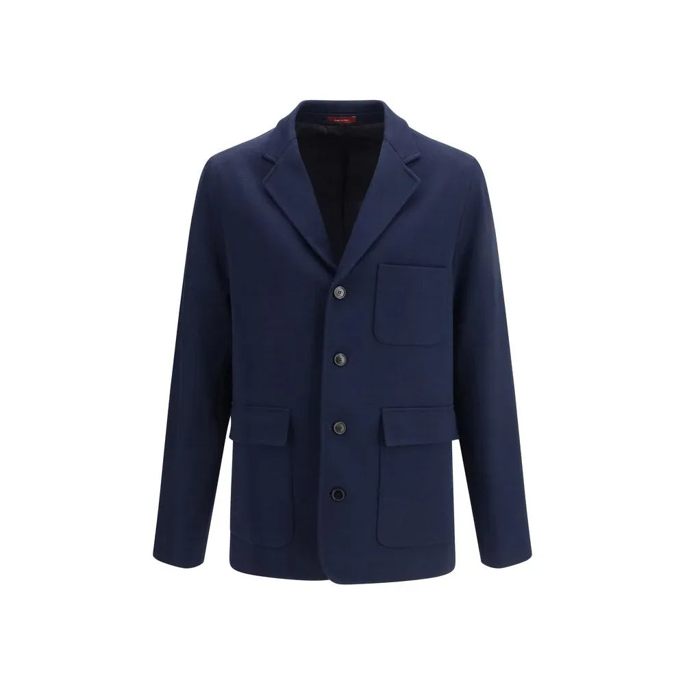 Gucci Blue Cotton Coat - Zeiniez