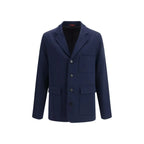 Gucci Blue Cotton Coat - Zeiniez