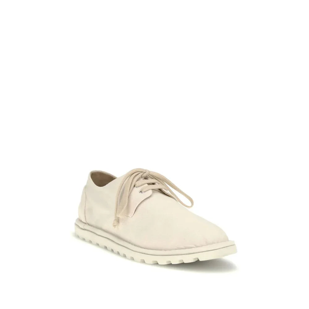 Marsell White Cotton Oxfords And Derbies - Zeiniez
