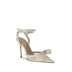 MACH & MACH White Silk Pumps - Zeiniez