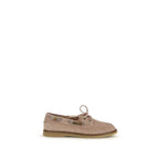 PINKO Beige Calf Leather Bos Taurus Slip-On Loafers - Zeiniez