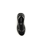 PINKO Black Calf Leather Bos Taurus Chunky Sneakers - Zeiniez
