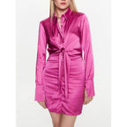 Patrizia Pepe Purple Viscose Casual Dress