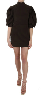 Dolce & Gabbana Brown Corduroy Bodycon Cotton Mini Dress - Zeiniez