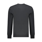 North Sails Black Cotton Men Sweatshirt