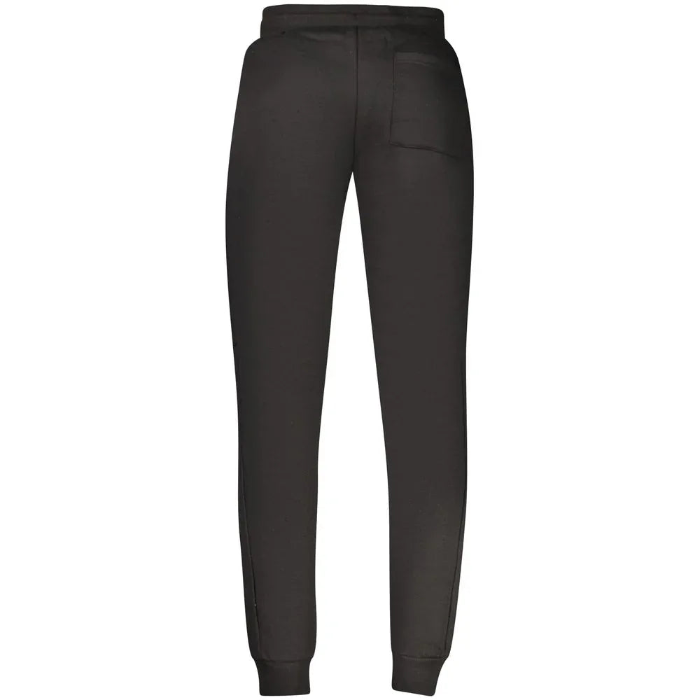 Rifle Black Cotton Men's Track Pant - Zeiniez